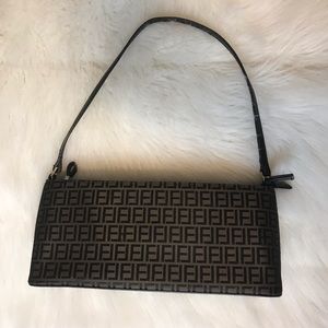 Black/brown shoulder bag, No brand, new condition